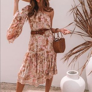 Spell and the Gypsy Collective Jungle One sleeve midi dress
